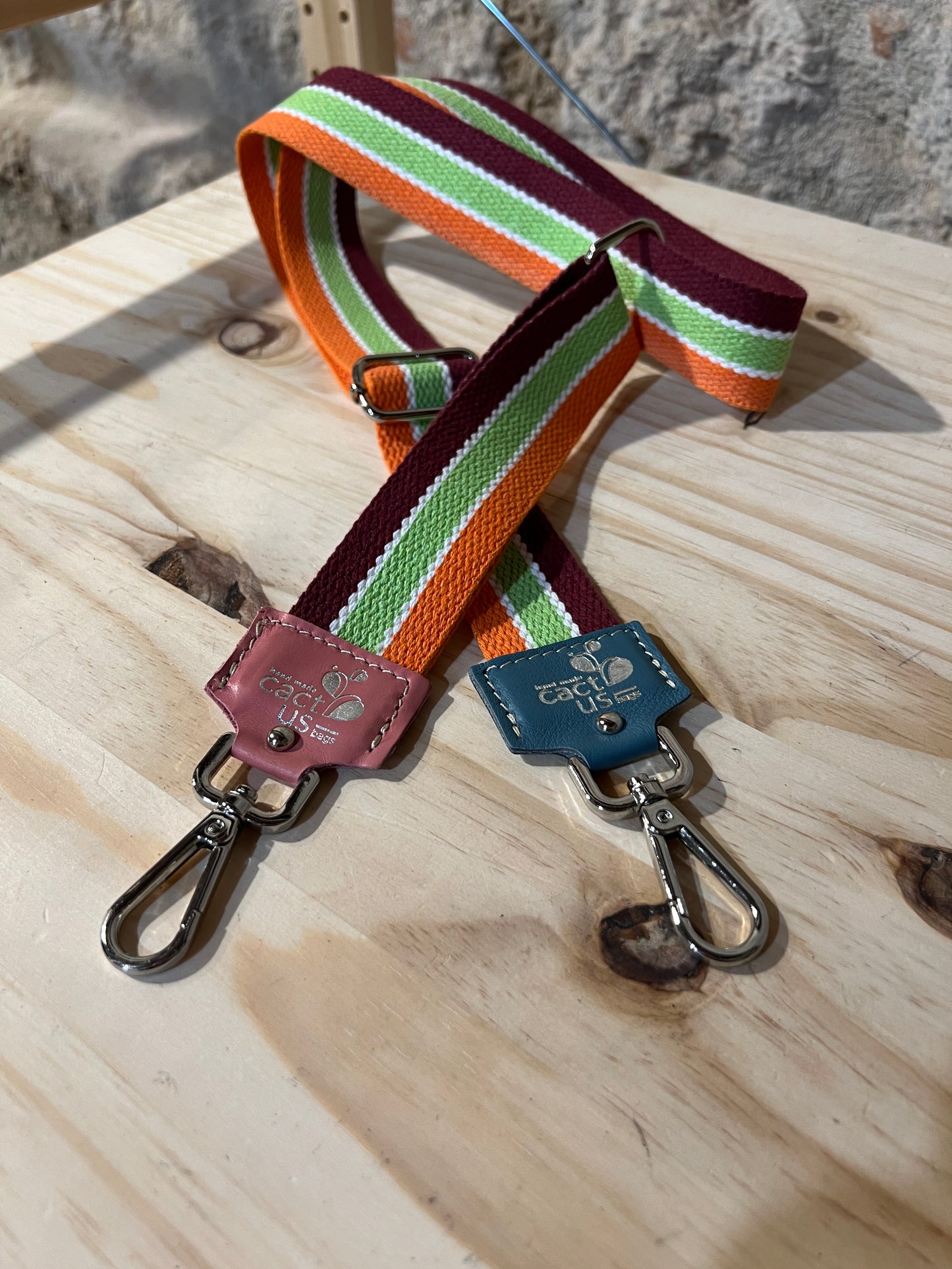 TRACOLLA IN TESSUTO, FINITURE COLOR ARGENTO, LARGHEZZA 4 CM