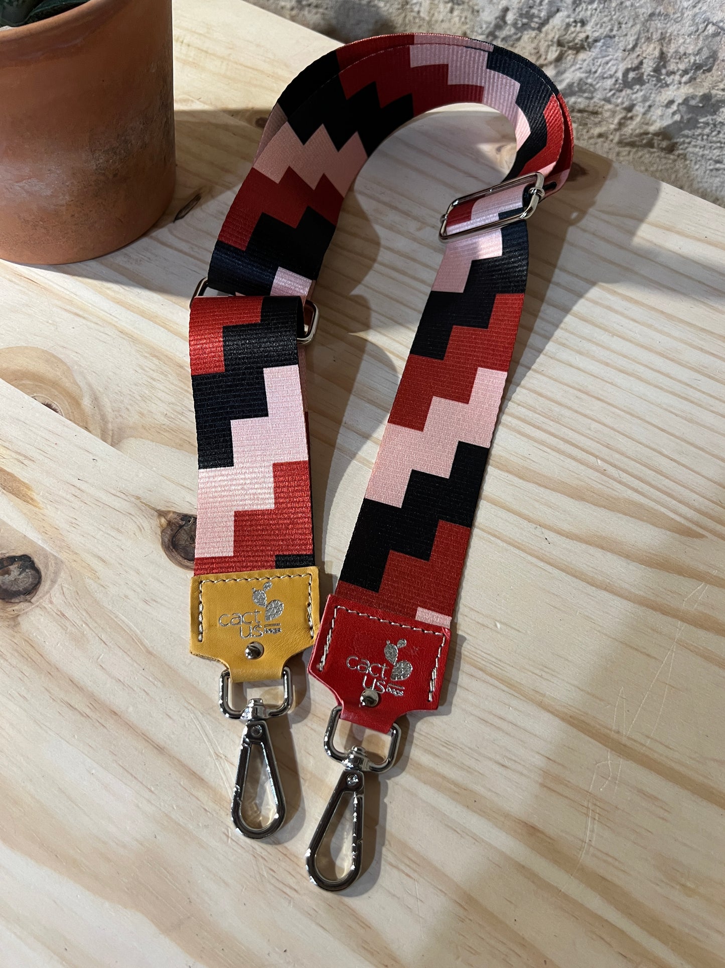 TRACOLLA IN TESSUTO, FINITURE IN ARGENTO, LARGHEZZA 5 CM