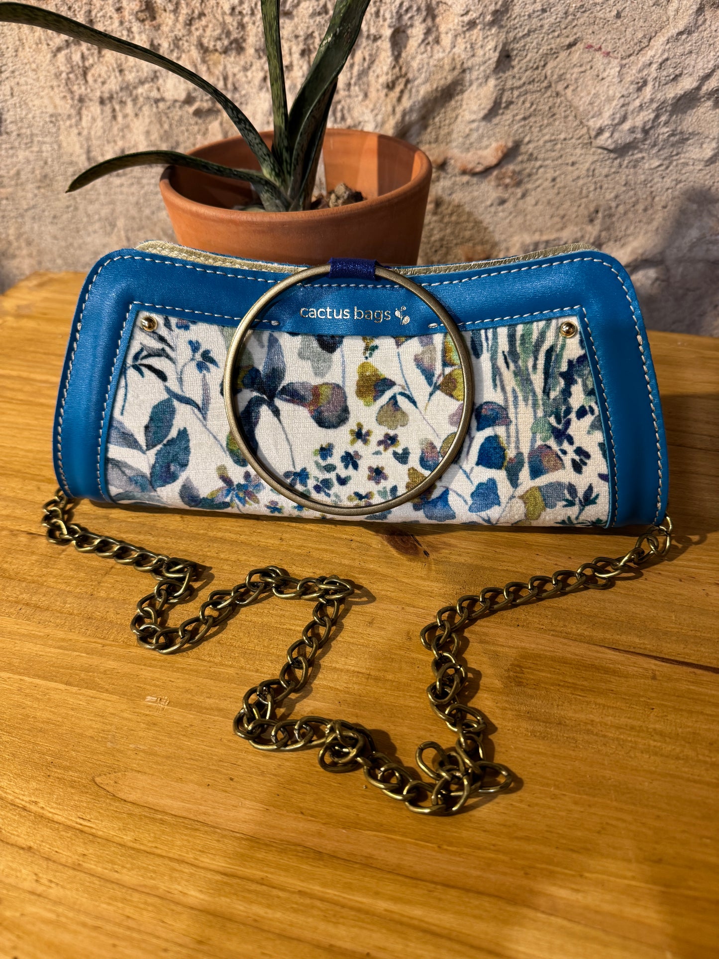 CANNELLA CLUTCH in Velluto
