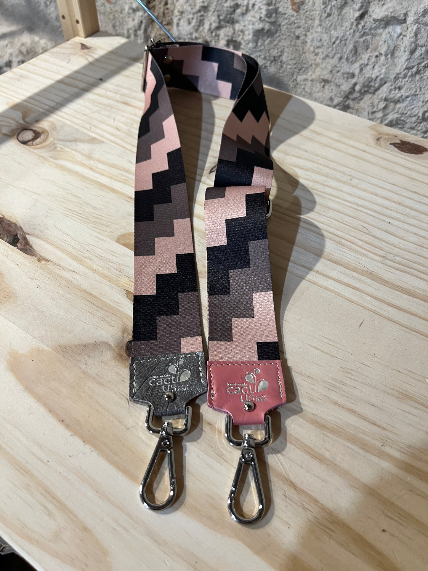 TRACOLLA IN TESSUTO, FINITURE IN ARGENTO LARGHEZZA 5 CM