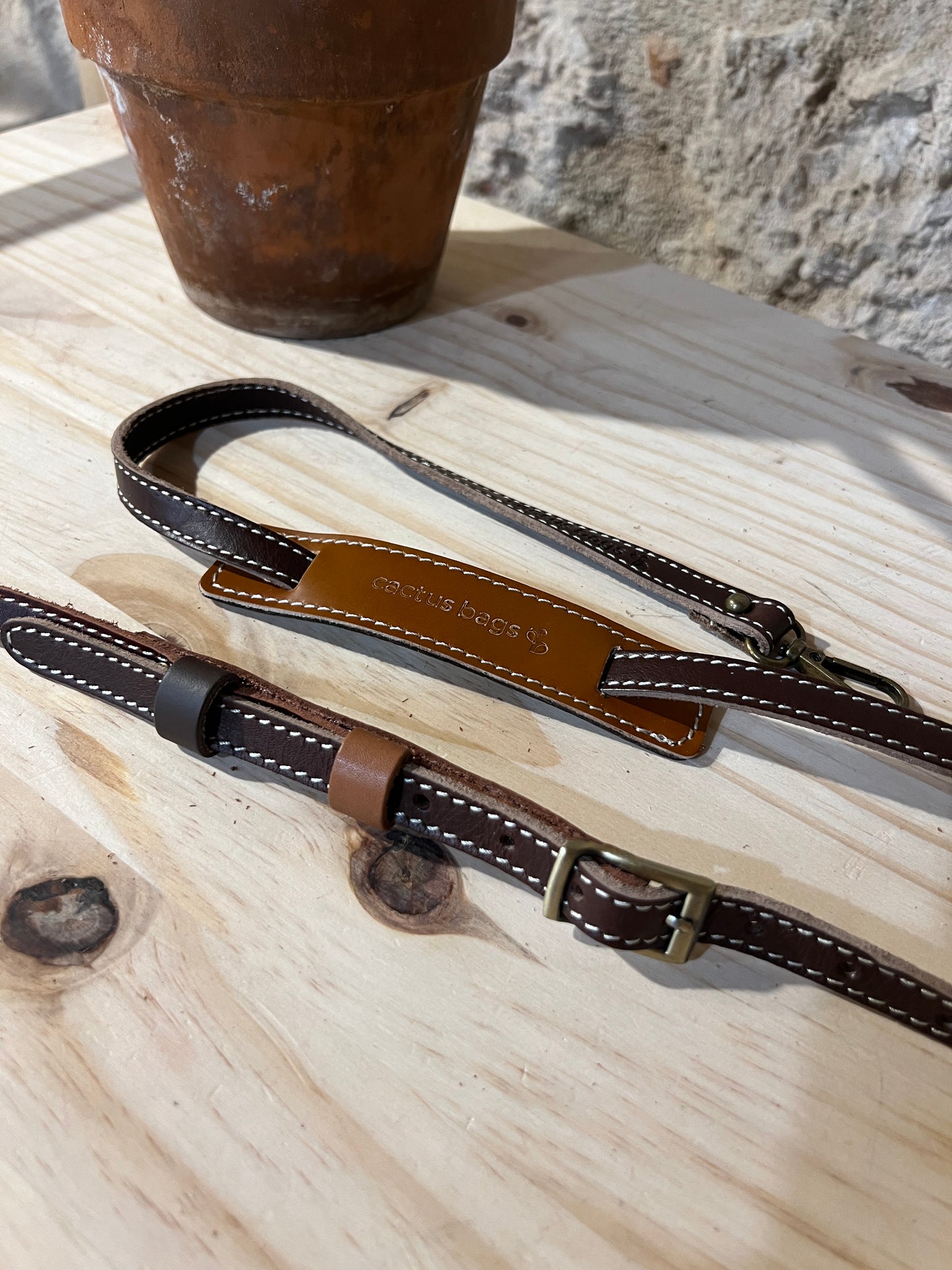 TRACOLLA IN PELLE accessori in Argento