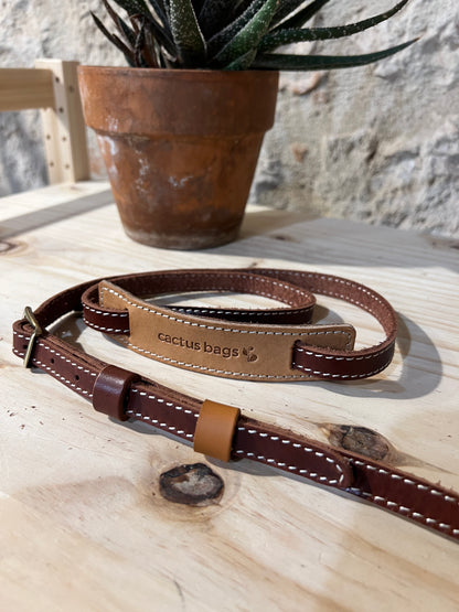 TRACOLLA IN PELLE accessori in Ottone