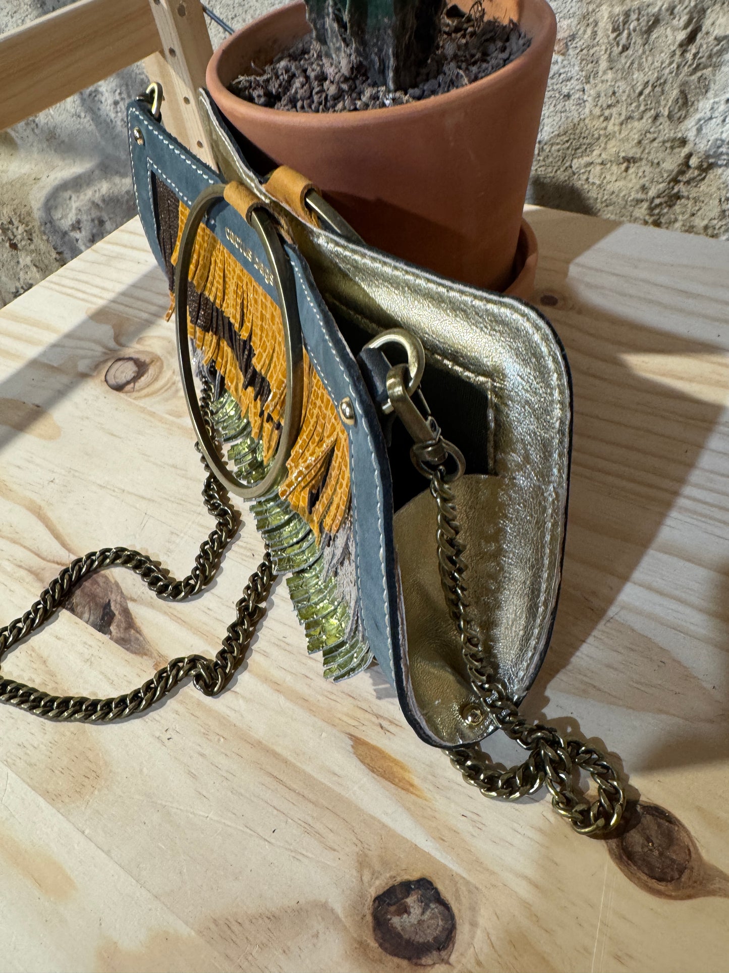 CANNELLA CLUTCH "Le Zazzerine"