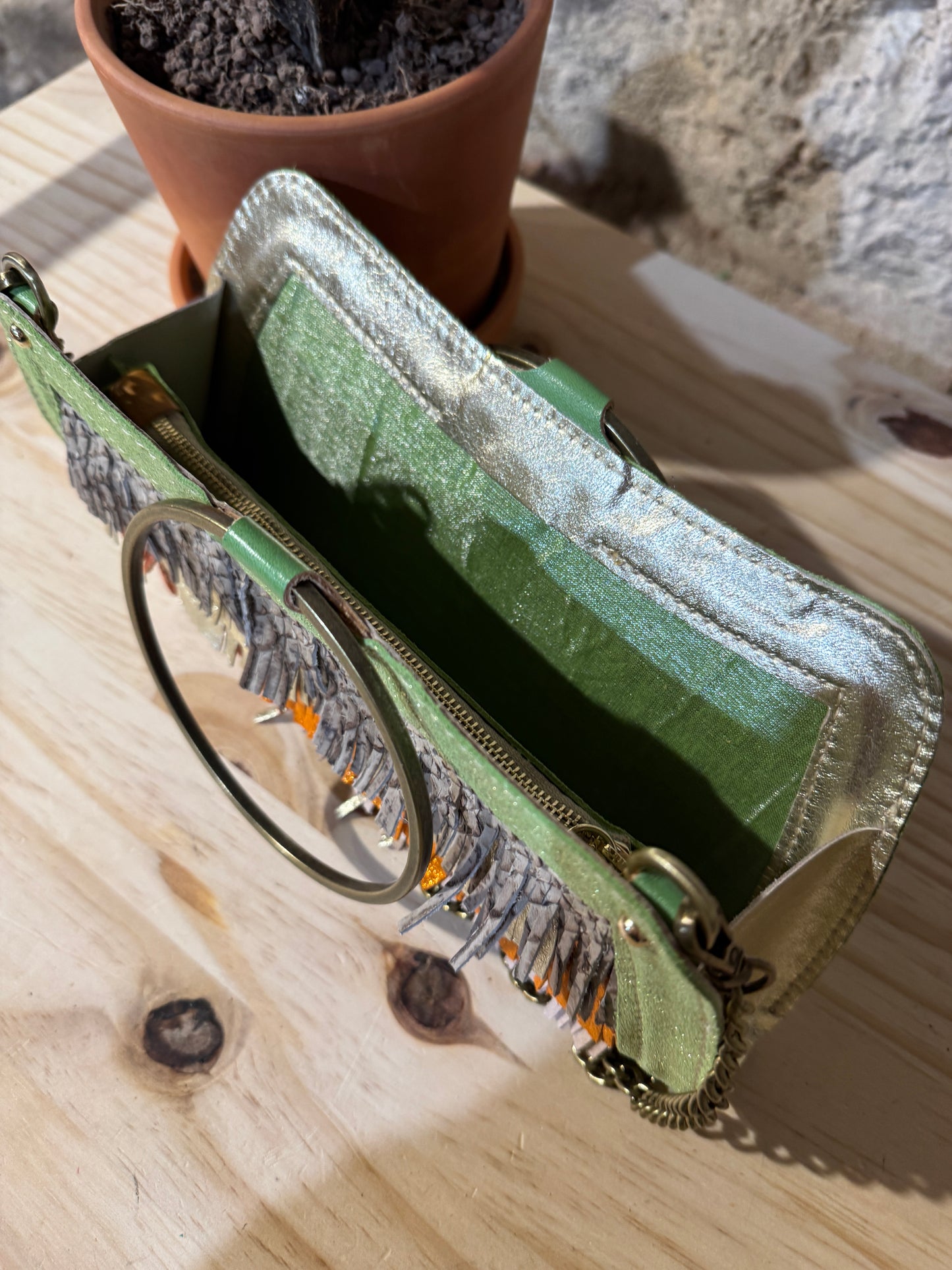 CANNELLA CLUTCH "Le Zazzerine"