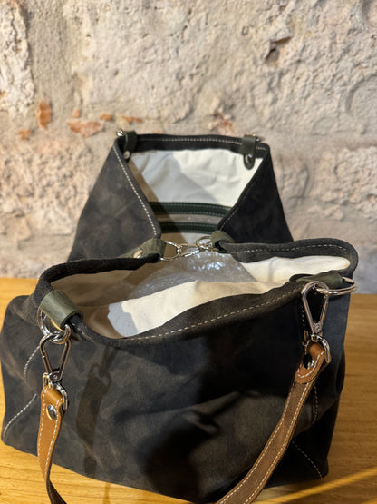 ORBEA in Pelle Scamosciata Camouflage