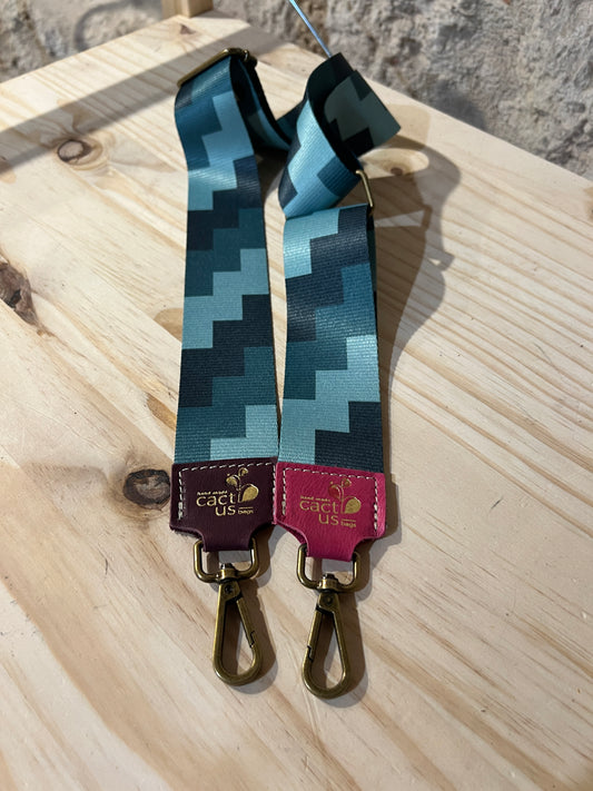 TRACOLLA IN TESSUTO, FINITURE IN OTTONE LARGHEZZA 5 CM