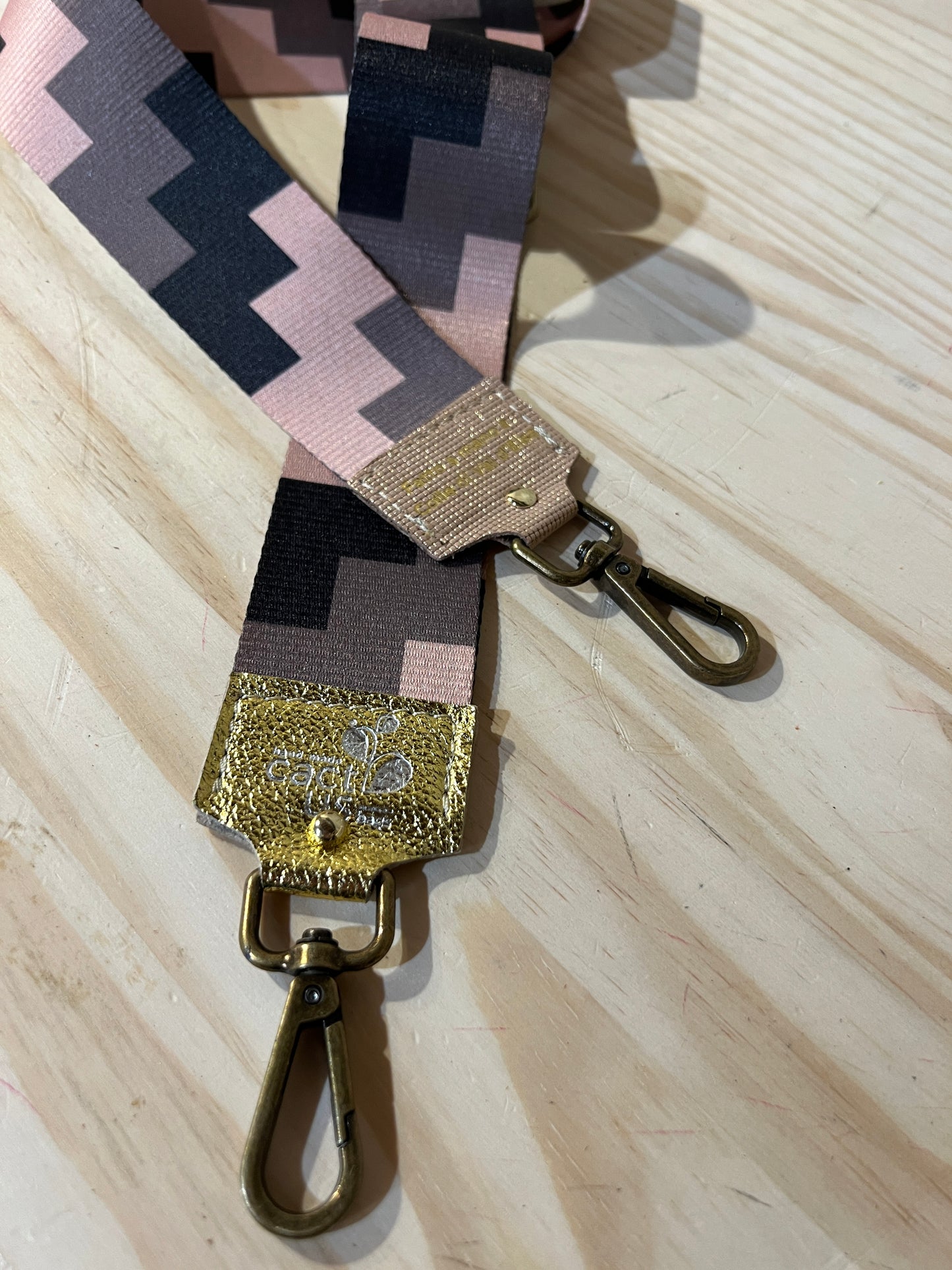 TRACOLLA IN TESSUTO, FINITURE IN OTTONE LARGHEZZA 5 CM