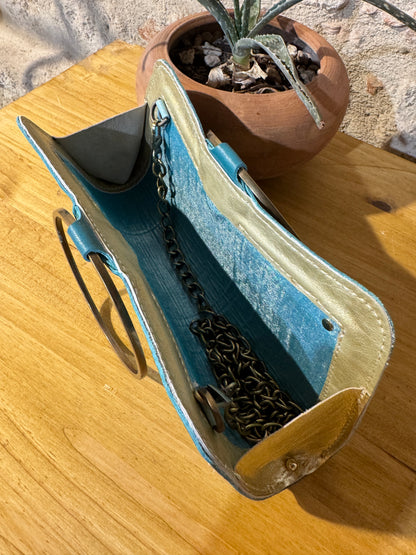 CANNELLA CLUTCH in velluto