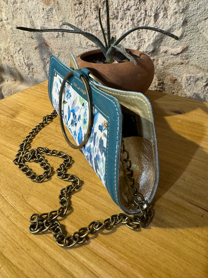 CANNELLA CLUTCH in velluto